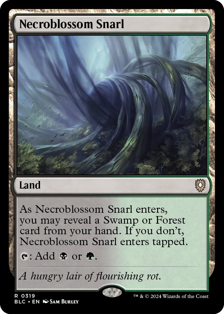 Necroblossom Snarl [Bloomburrow Commander] | The CG Realm