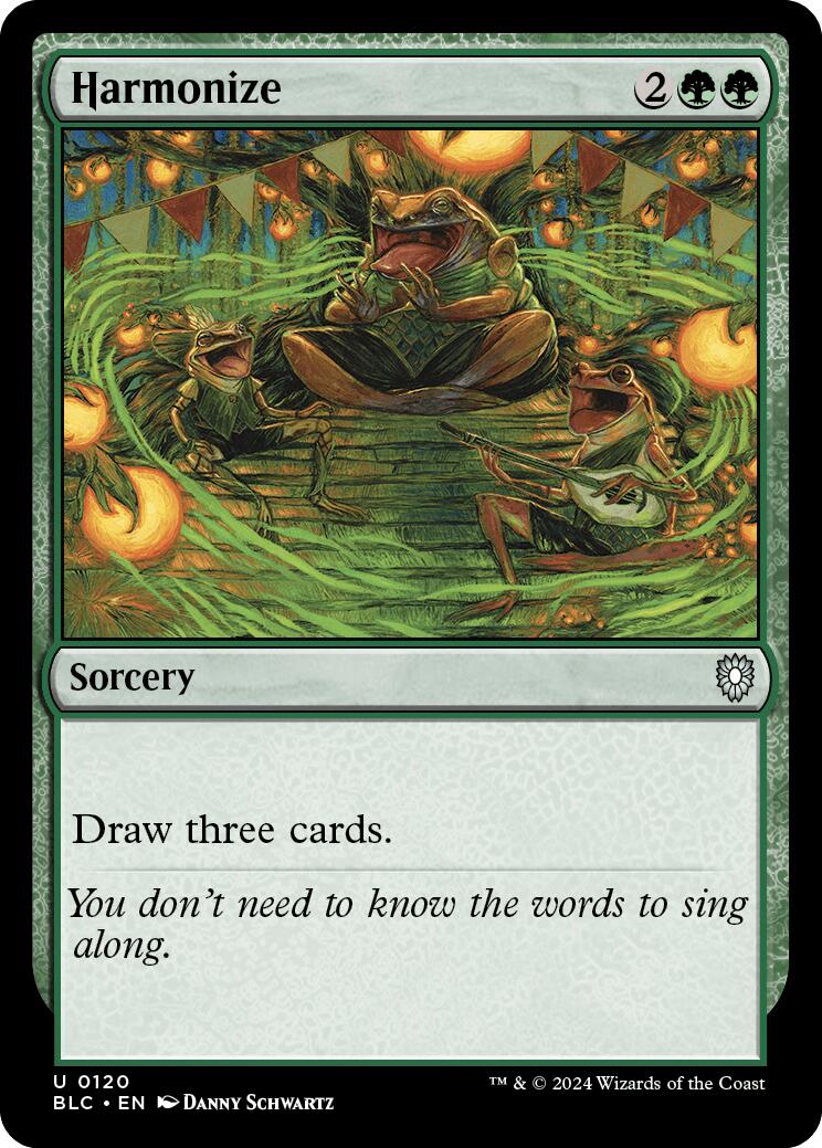 Harmonize [Bloomburrow Commander] | The CG Realm