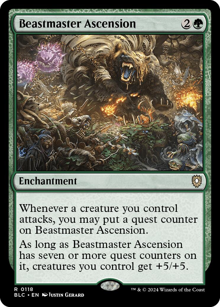 Beastmaster Ascension [Bloomburrow Commander] | The CG Realm