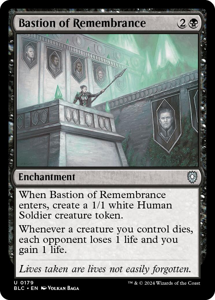 Bastion of Remembrance [Bloomburrow Commander] | The CG Realm