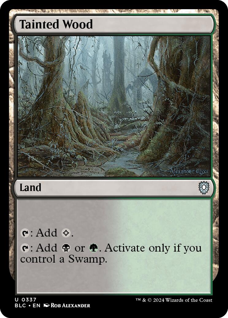 Tainted Wood [Bloomburrow Commander] | The CG Realm