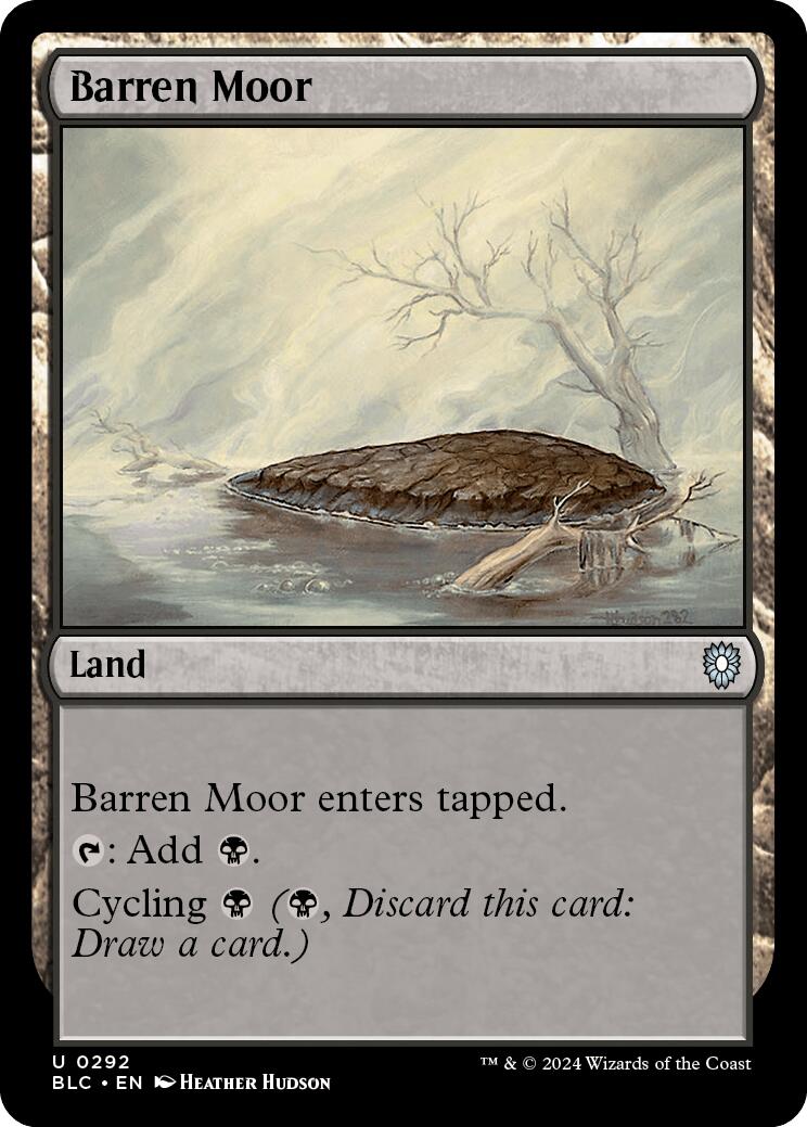 Barren Moor [Bloomburrow Commander] | The CG Realm