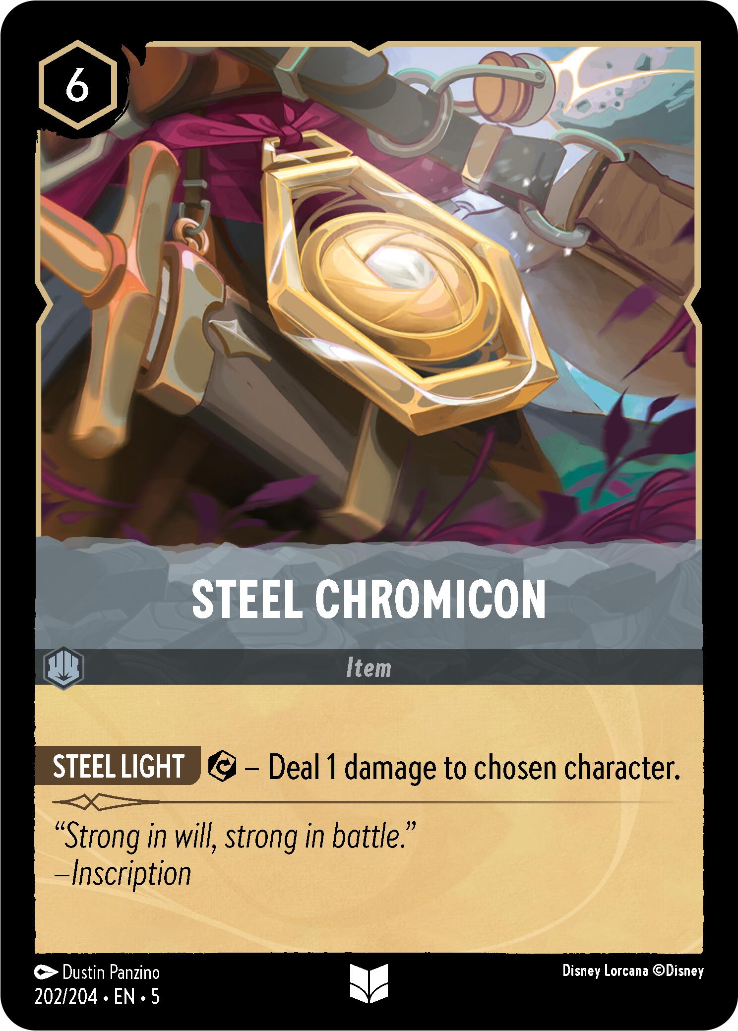 Steel Chromicon (202/204) [Shimmering Skies] | The CG Realm