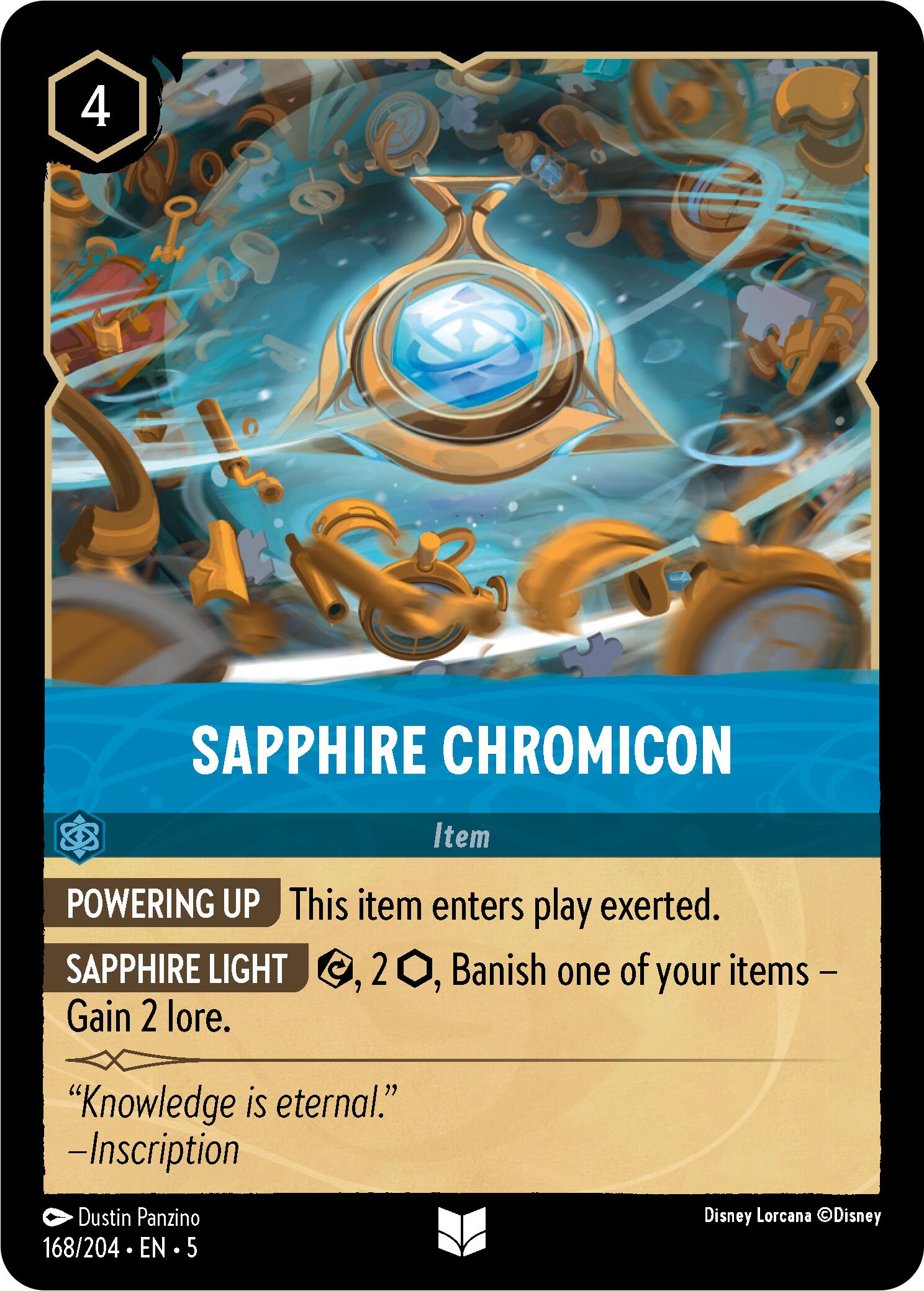 Sapphire Chromicon (168/204) [Shimmering Skies] | The CG Realm