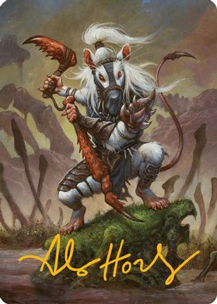 Ink-Eyes, Servant of Oni Art Card (Gold-Stamped Signature) (ASBLB-050) - Art Series: Bloomburrow
