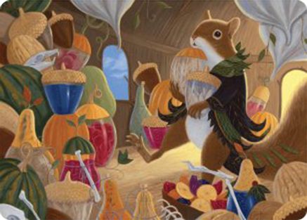 Stocking the Pantry Art Card (ASBLB-024) - Art Series: Bloomburrow