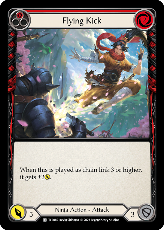 Flying Kick (Red) [TCC085] (Round the Table: TCC x LSS) | The CG Realm