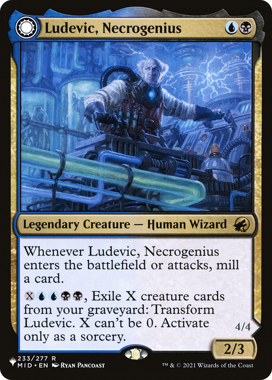 Ludevic, Necrogenius (LIST-MID-233) - The List: (Double Faced Transform)