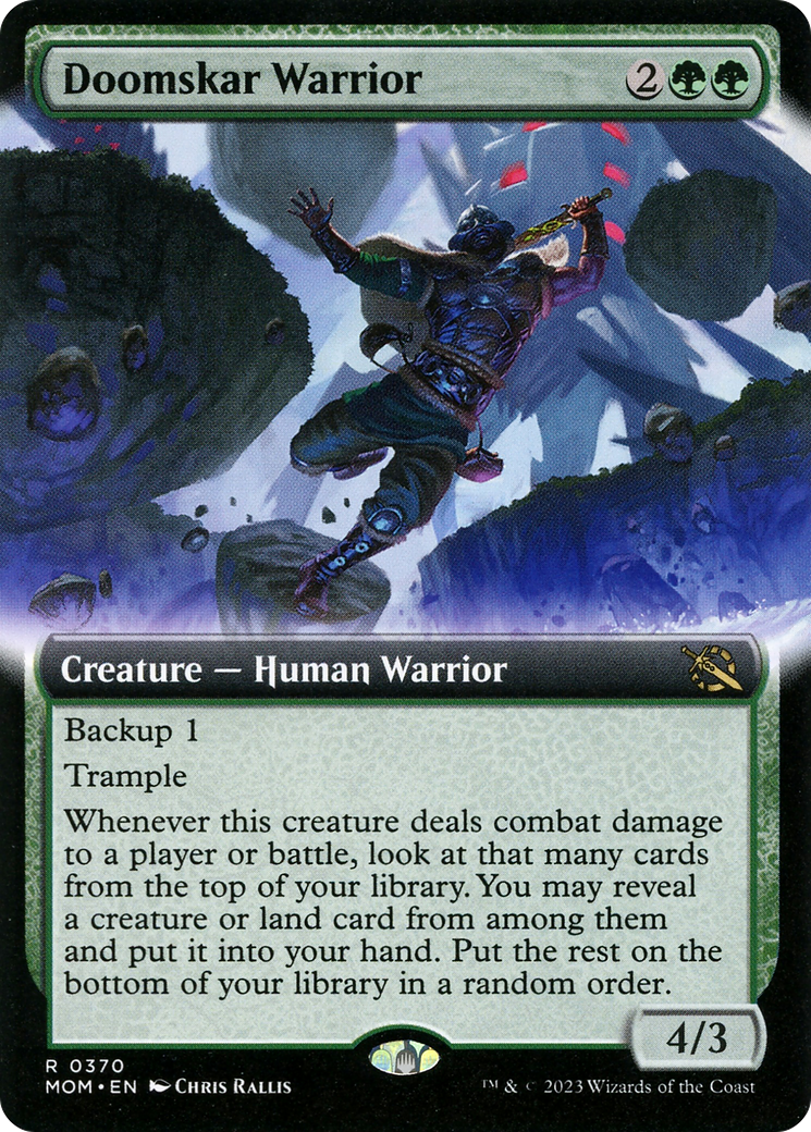 Doomskar Warrior (Extended Art) [March of the Machine] | The CG Realm
