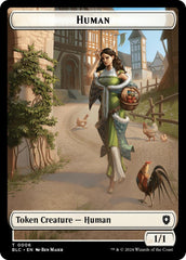 Human // Soldier Double-Sided Token [Bloomburrow Commander Tokens] | The CG Realm