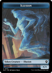 Illusion // Goblin Double-Sided Token [Bloomburrow Commander Tokens] | The CG Realm