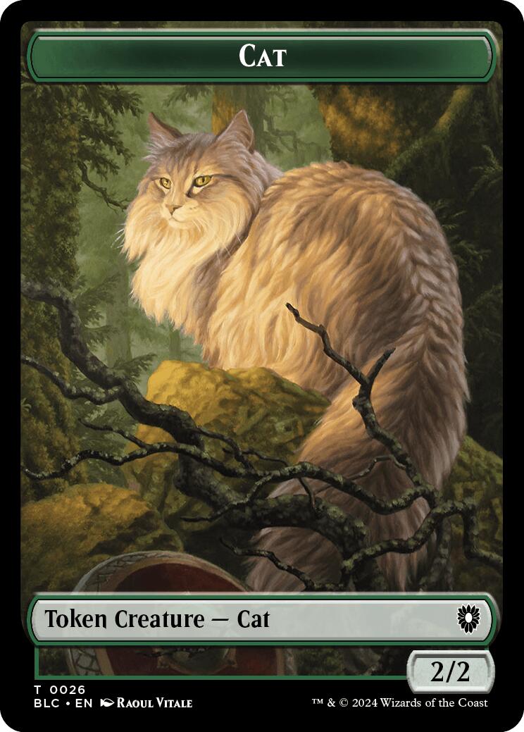 Cat // Treasure Double-Sided Token [Bloomburrow Commander Tokens] | The CG Realm