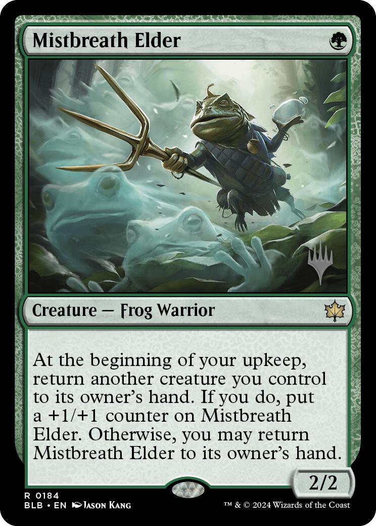 Mistbreath Elder (Promo Pack) [Bloomburrow Promos] | The CG Realm