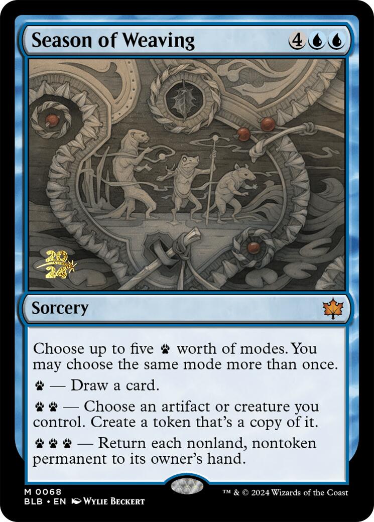 Season of Weaving [Bloomburrow Prerelease Promos] | The CG Realm