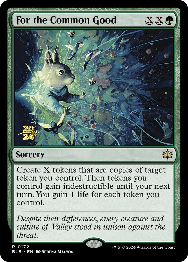 For the Common Good [Bloomburrow Prerelease Promos] | The CG Realm