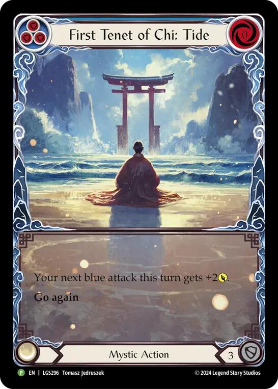 First Tenet of Chi: Tide [LGS296] (Promo)  Rainbow Foil | The CG Realm