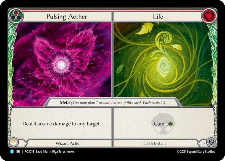 Pulsing Aether // Life [ROS018] (Rosetta)  Rainbow Foil | The CG Realm