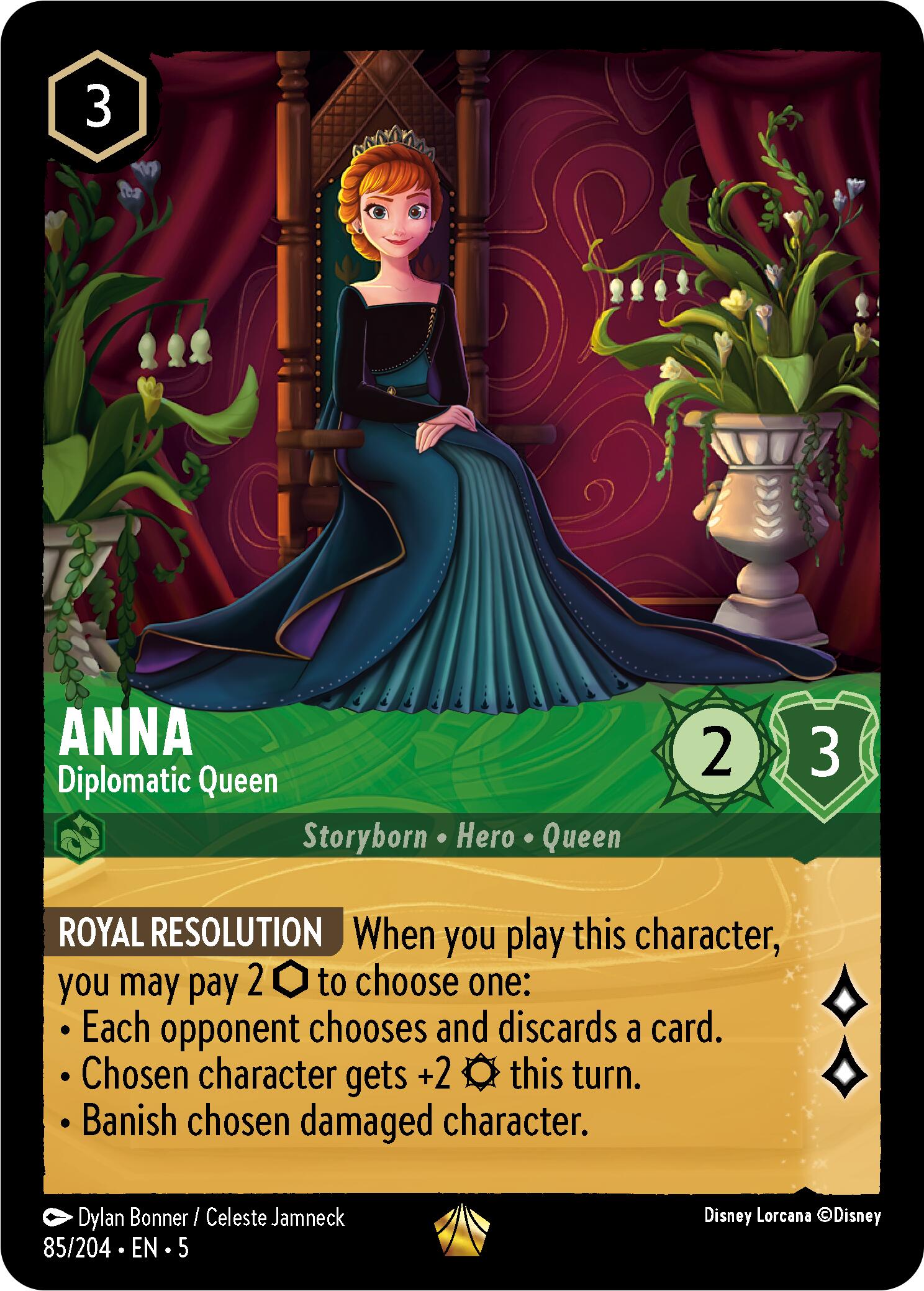 Anna - Diplomatic Queen (85/204) [Shimmering Skies] | The CG Realm