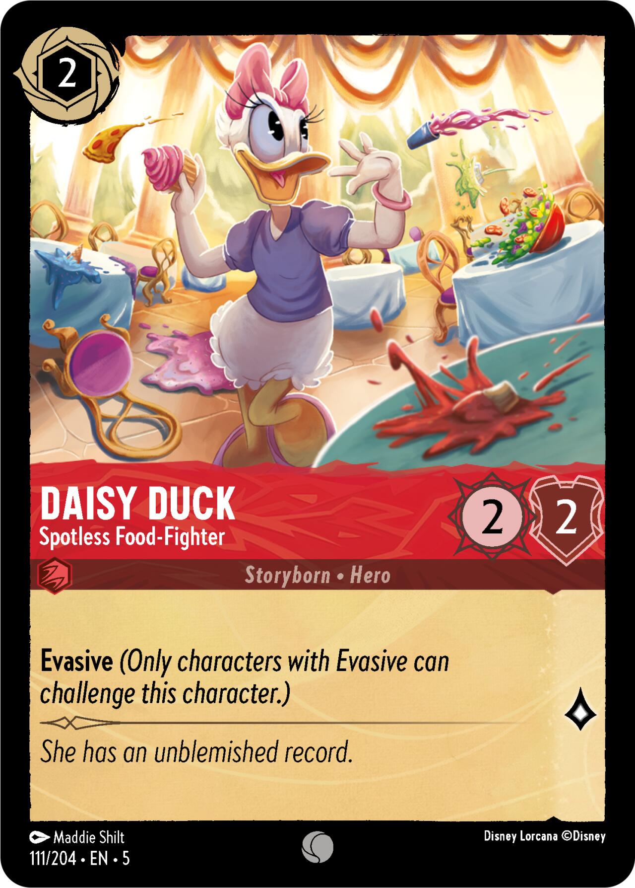 Daisy Duck - Spotless Food-Fighter (111/204) [Shimmering Skies] | The CG Realm