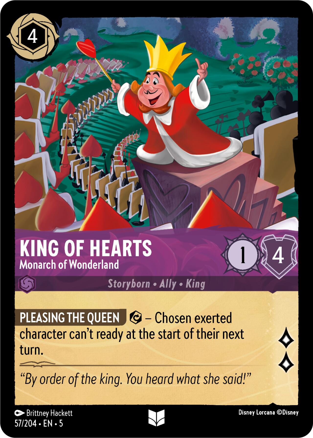 King of Hearts - Monarch of Wonderland (57/204) [Shimmering Skies] | The CG Realm