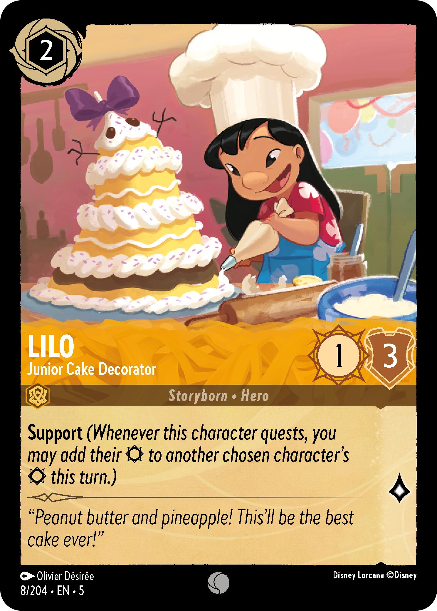 Lilo - Junior Cake Decorator (8/204) [Shimmering Skies] | The CG Realm