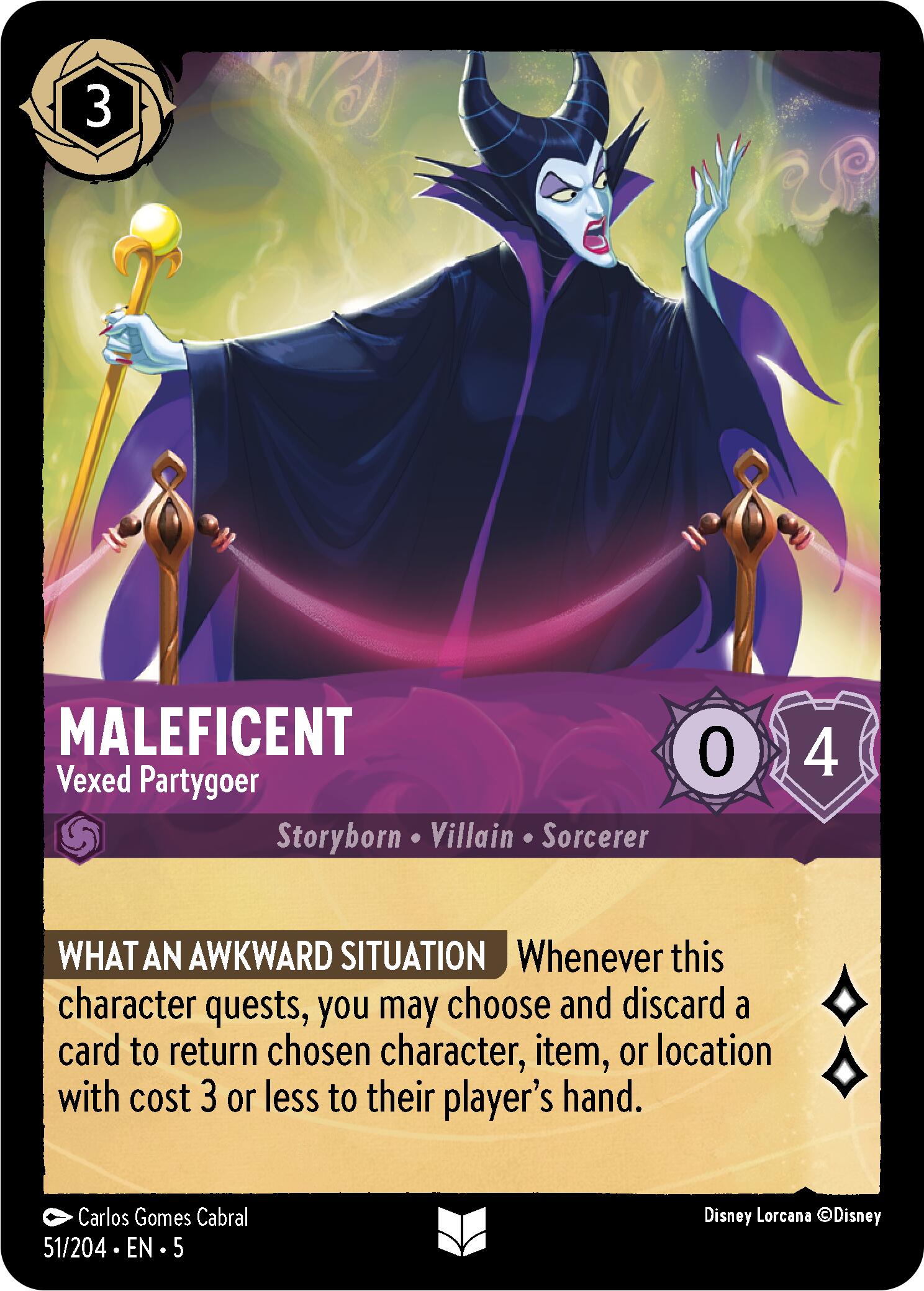 Maleficent - Vexed Partygoer (51/204) [Shimmering Skies] | The CG Realm