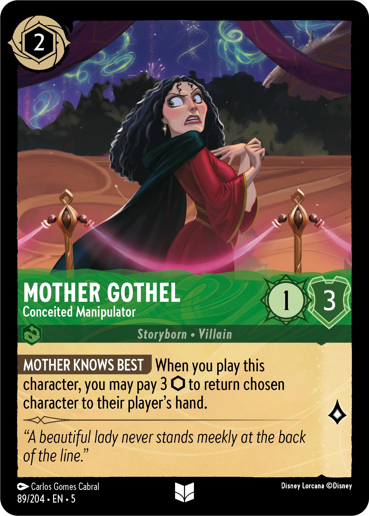 Mother Gothel - Conceited Manipulator (89/204) [Shimmering Skies] | The CG Realm