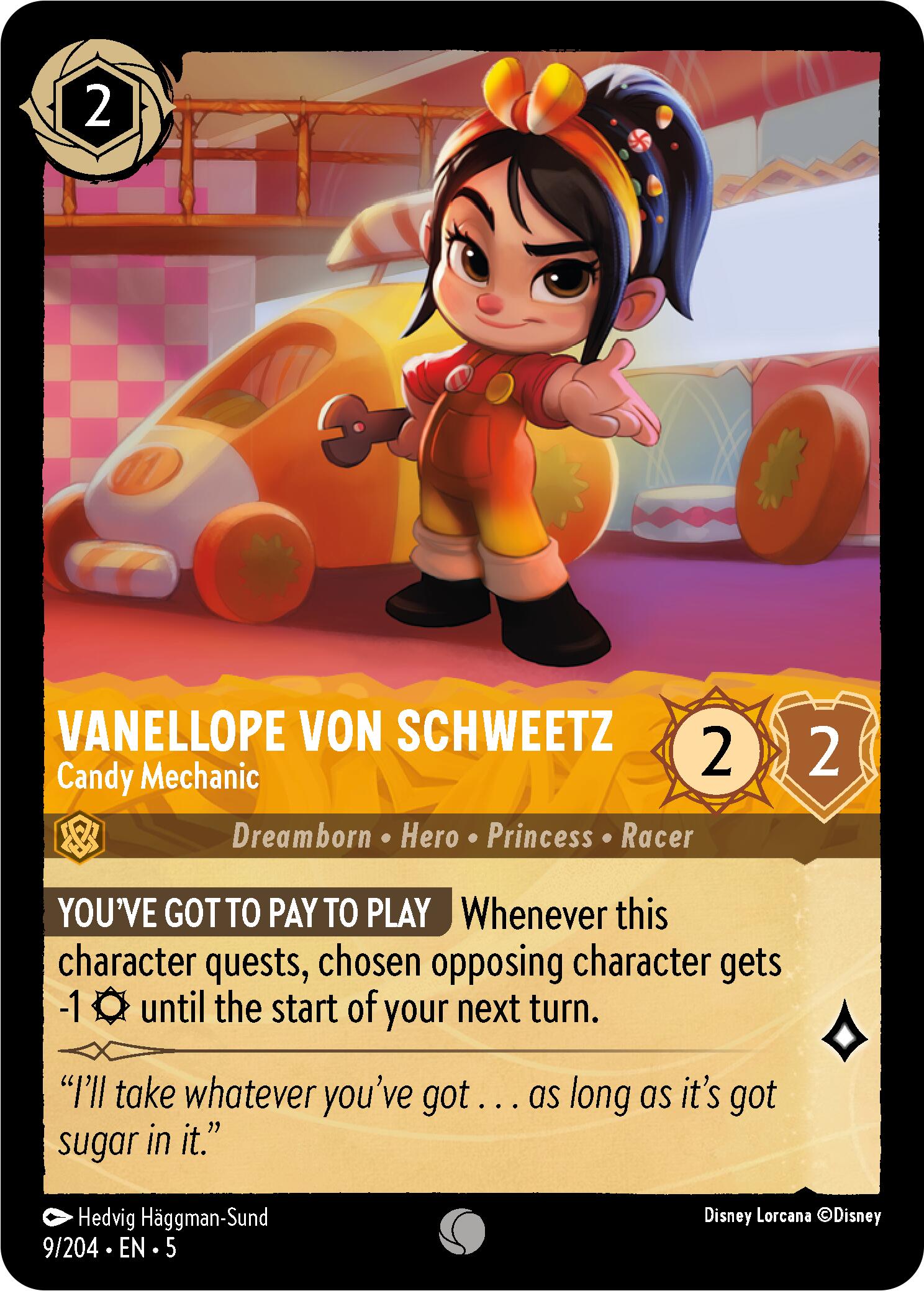 Vanellope von Schweetz - Candy Mechanic (9/204) [Shimmering Skies] | The CG Realm