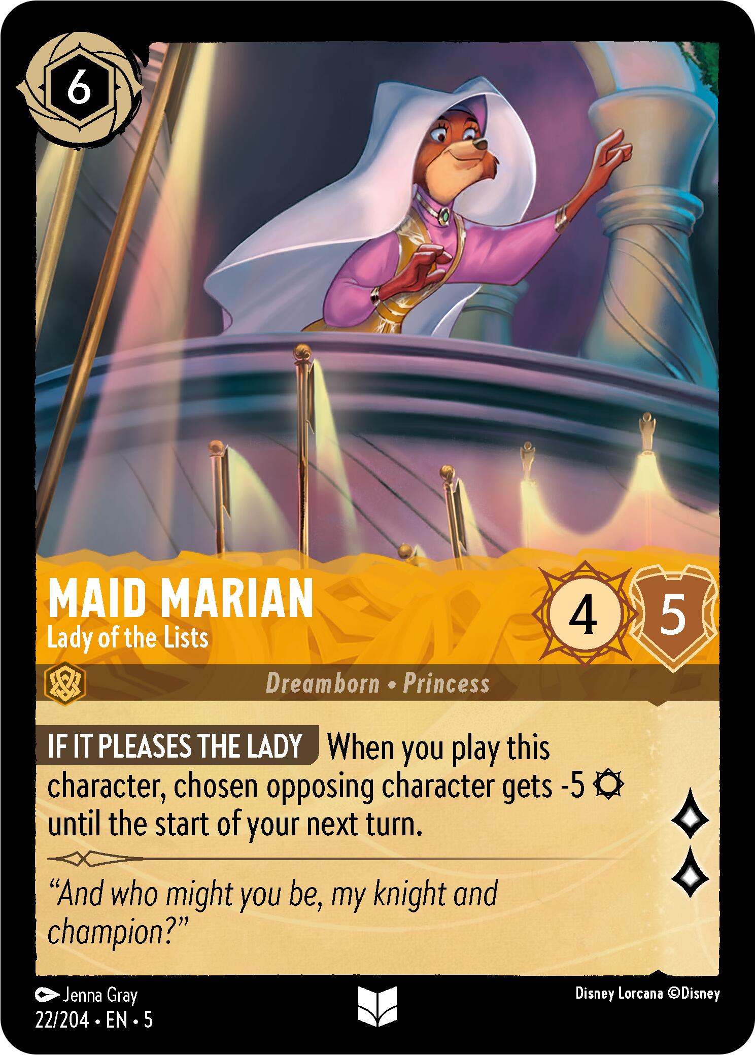 Maid Marian - Lady of the Lists (22/204) [Shimmering Skies] | The CG Realm
