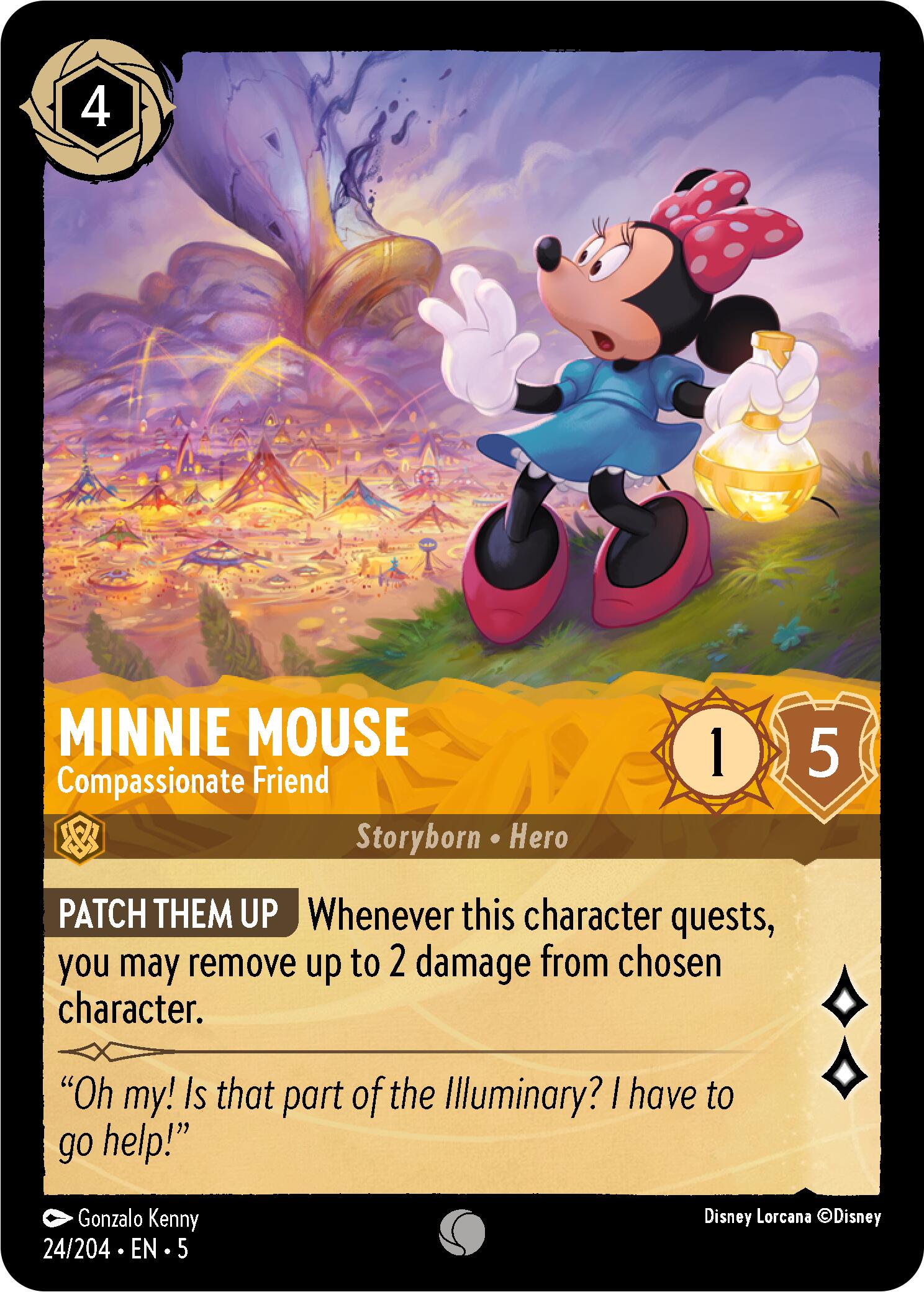 Minnie Mouse - Compassionate Friend (24/204) [Shimmering Skies] | The CG Realm