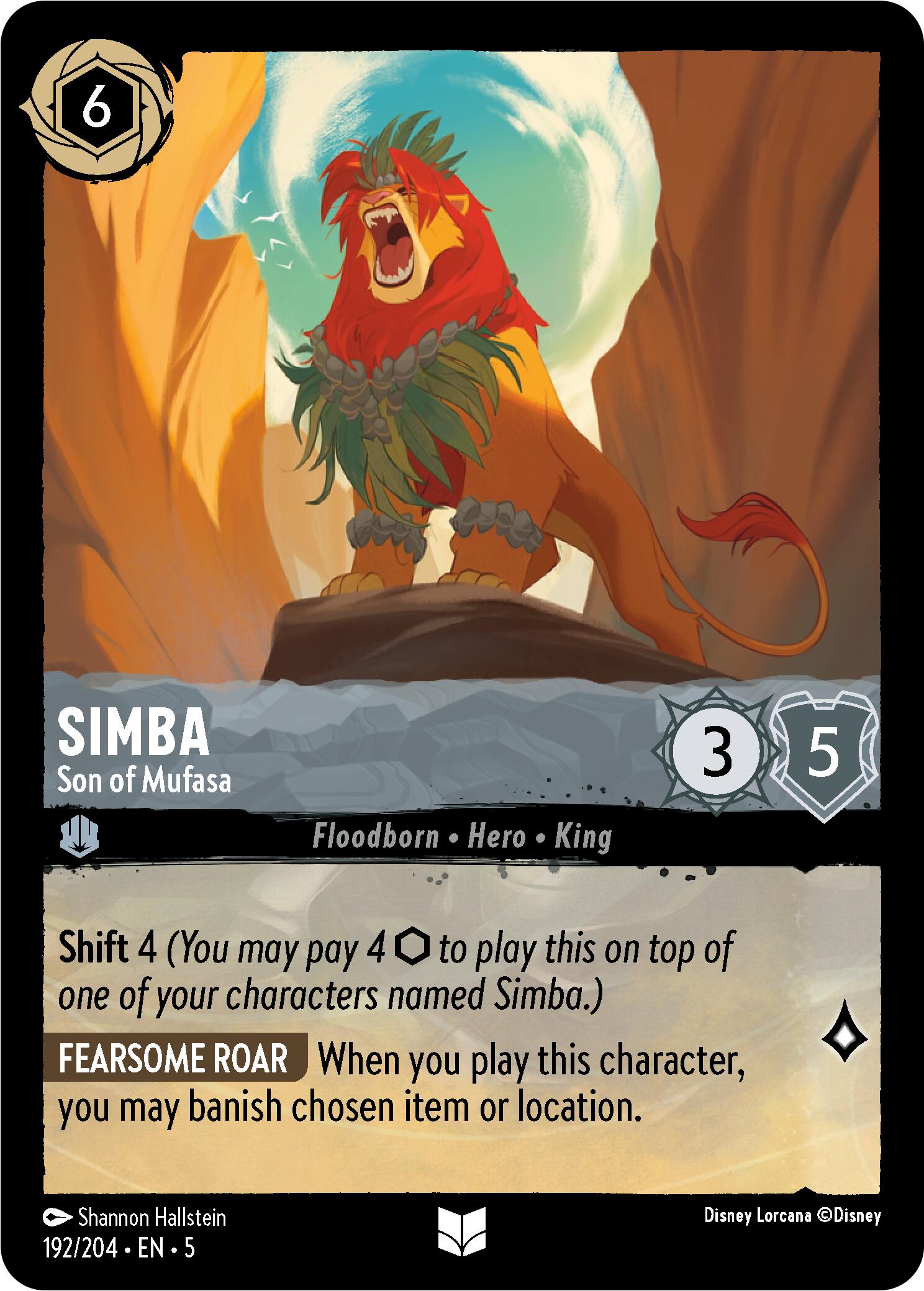 Simba - Son of Mufasa (192/204) [Shimmering Skies] | The CG Realm