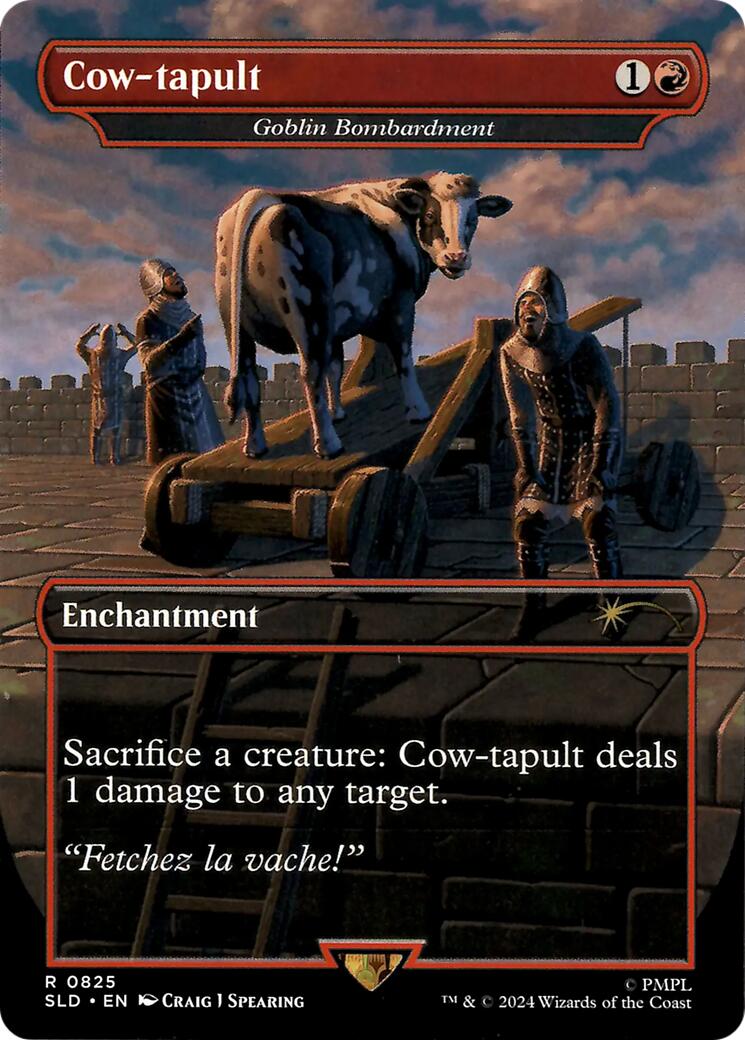 Cow-tapult - Goblin Bombardment [Secret Lair Drop Series] | The CG Realm