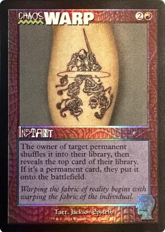 Chaos Warp (Rainbow Foil) [Secret Lair Drop Series] | The CG Realm