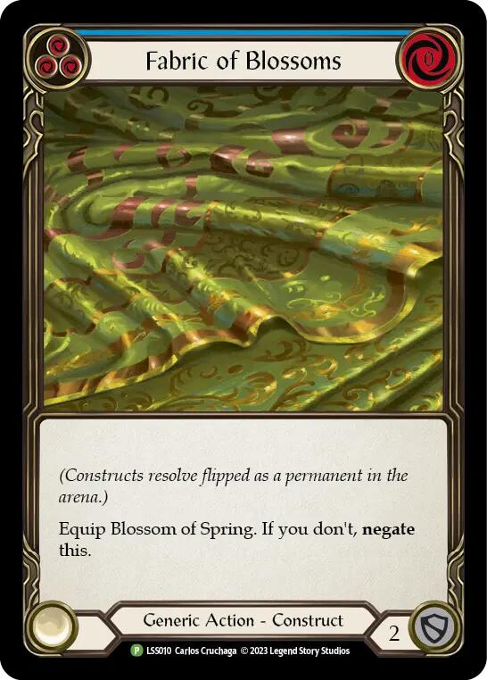 Fabric of Blossoms [LSS010] (Promo)  Cold Foil | The CG Realm