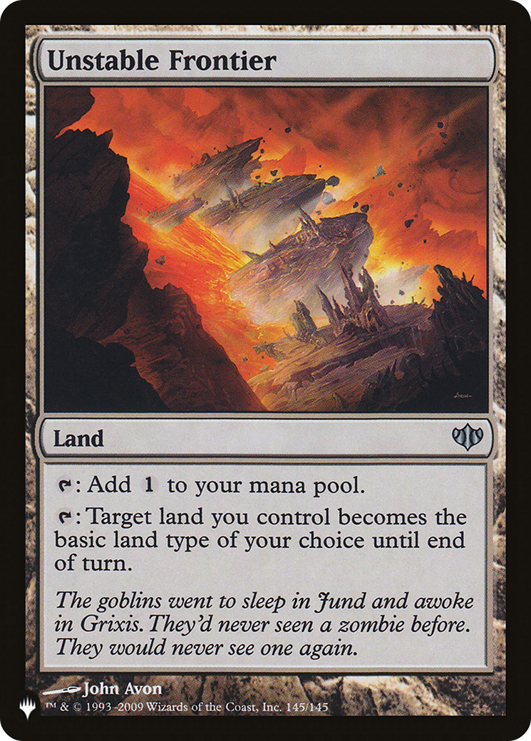 Unstable Frontier [The List] | The CG Realm