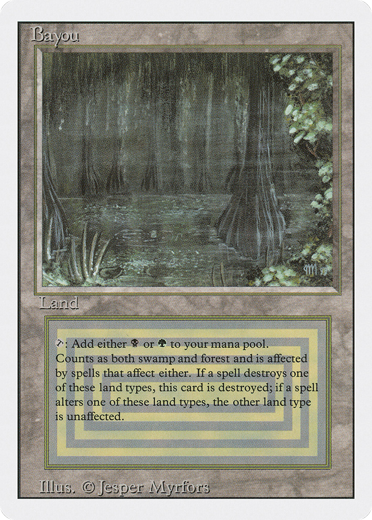 Bayou (3ED-) - Revised Edition