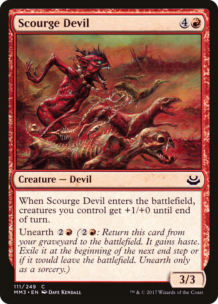 Scourge Devil (MM3-111) - Modern Masters 2017