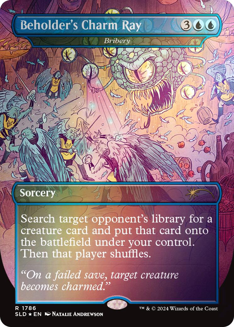 Beholder's Charm Ray - Bribery (Rainbow Foil) [Secret Lair Drop Series] | The CG Realm
