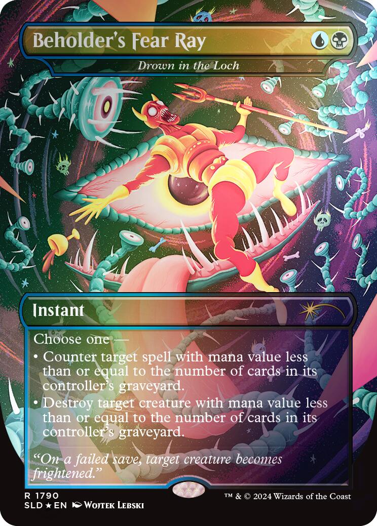 Beholder's Fear Ray - Drown in the Loch (Rainbow Foil) [Secret Lair Drop Series] | The CG Realm