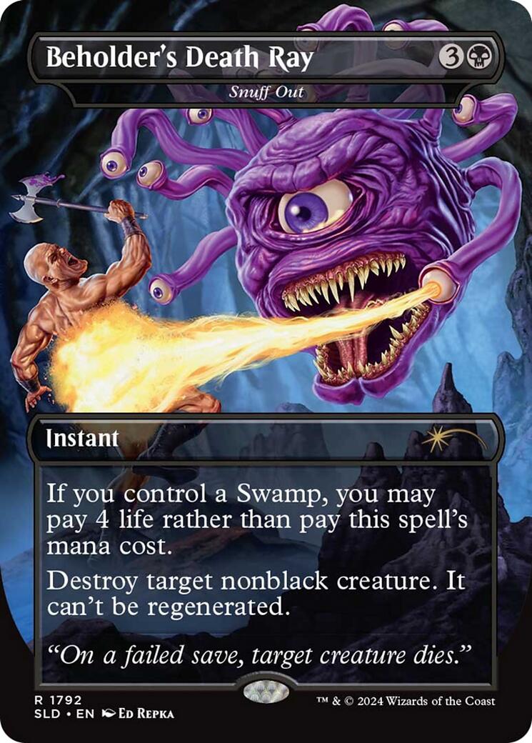 Beholder's Death Ray - Snuff Out [Secret Lair Drop Series] | The CG Realm