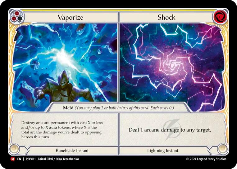 Vaporize // Shock [ROS011] (Rosetta)  Rainbow Foil | The CG Realm