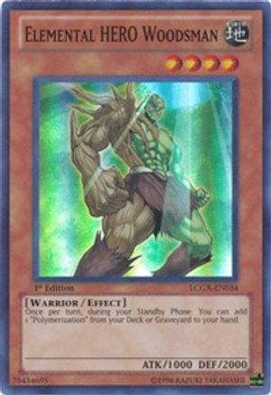 Elemental HERO Woodsman (LCGX-EN034) - Legendary Collection 2 Unlimited