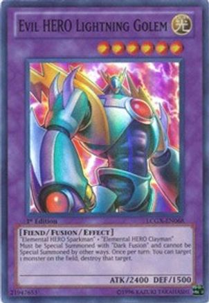Evil HERO Lightning Golem (LCGX-EN068) - Legendary Collection 2 Unlimited