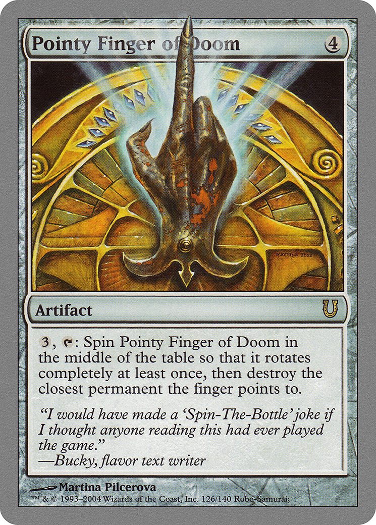Pointy Finger of Doom (UNH-126) - Unhinged