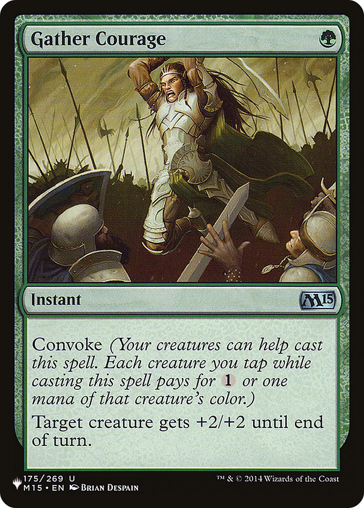 Gather Courage [The List] | The CG Realm