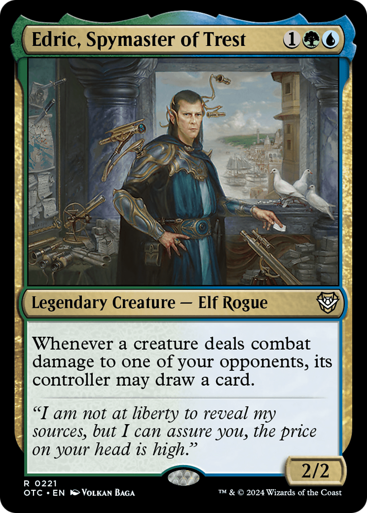 Edric, Spymaster of Trest [Outlaws of Thunder Junction Commander] | The CG Realm