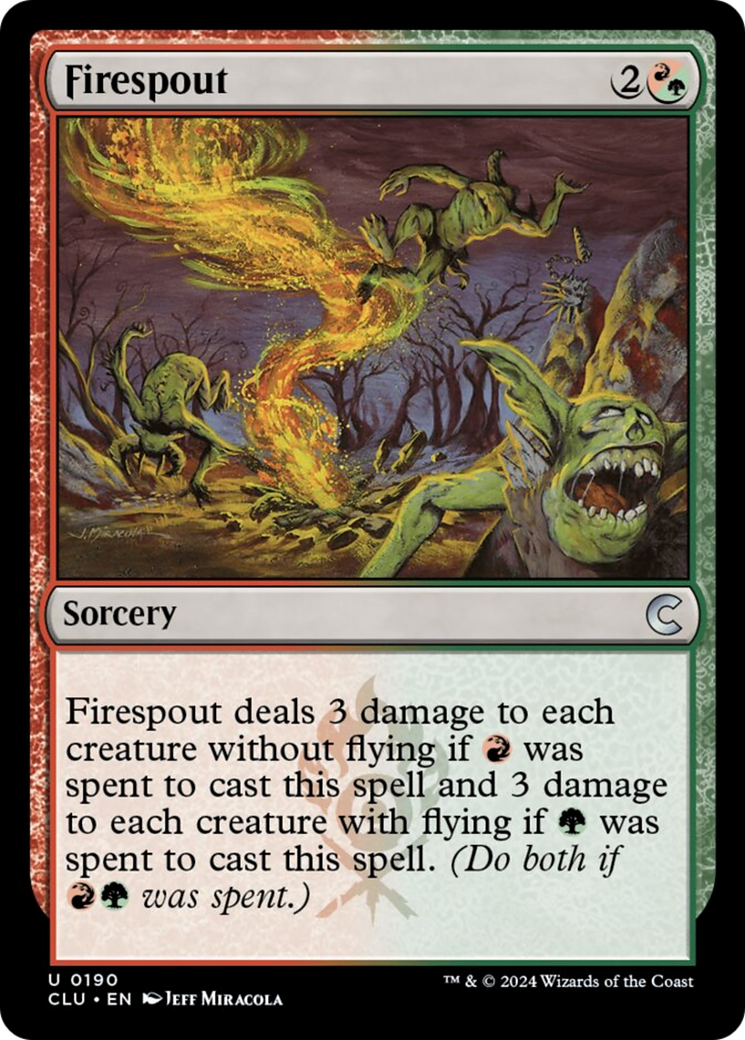 Firespout [Ravnica: Clue Edition] | The CG Realm
