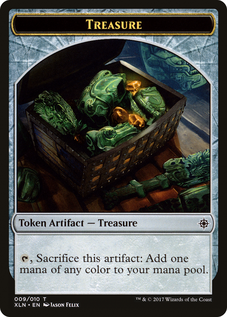 Treasure Token (009) (XLN-009) - Ixalan Tokens