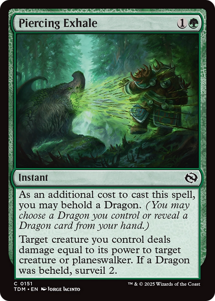 Piercing Exhale [Tarkir: Dragonstorm] | The CG Realm