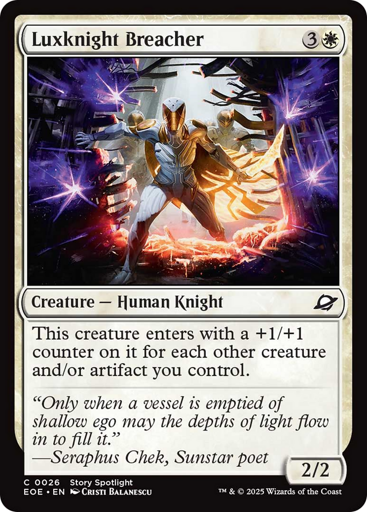 Luxknight Breacher [Edge of Eternities] | The CG Realm
